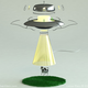 Illustration for article titled A Lamp That Celebrates Alien Cow Abductions Everywhere
